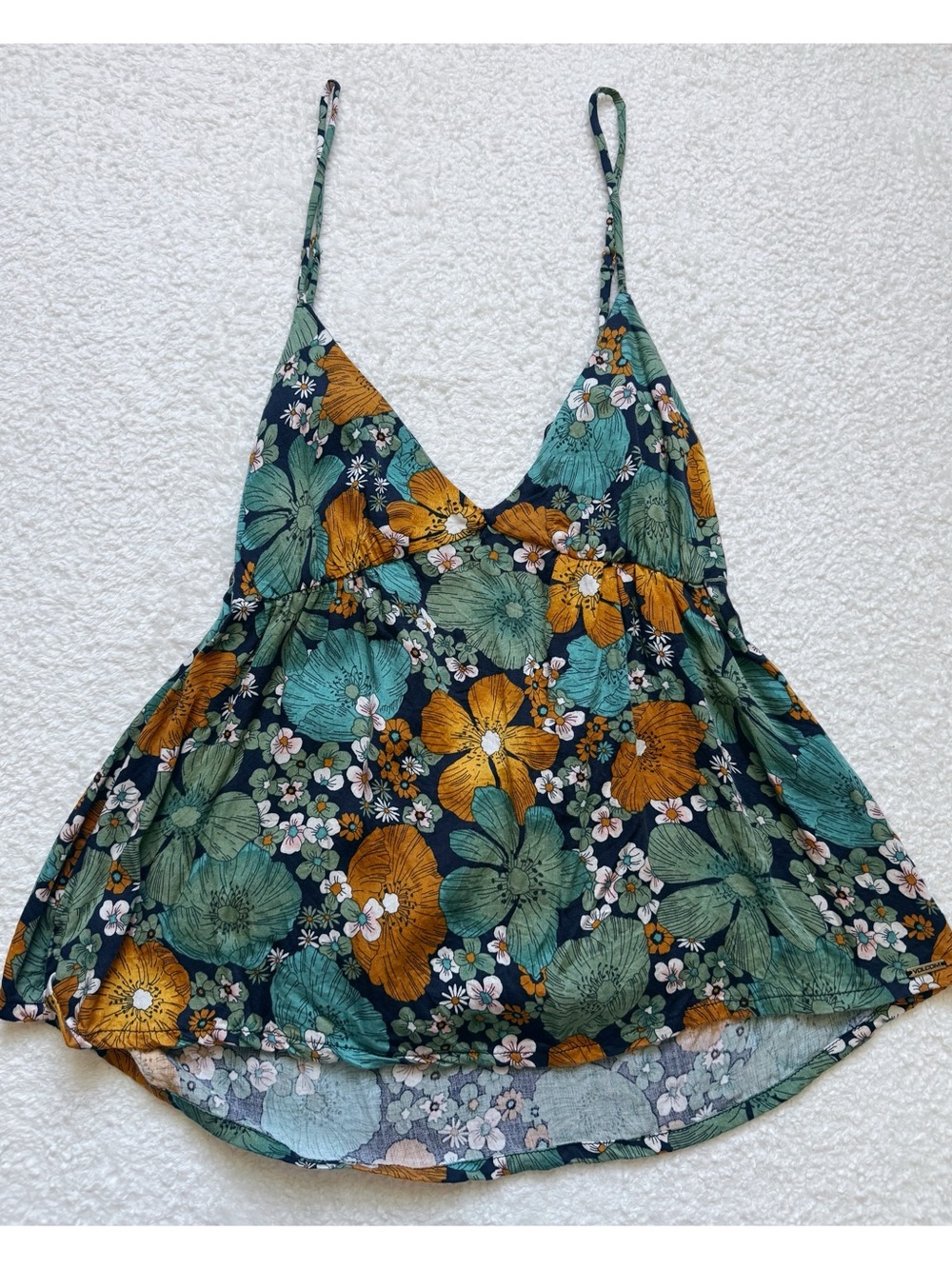 Volcom Floral Luvely Daze Tank Top S